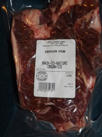 Striploin / New York Steak (Organic & Grass-Fed Beef)